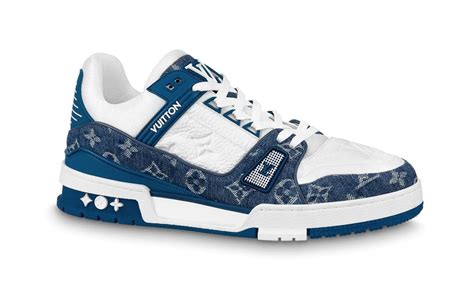 louis vuitton trainers mens|louis vuitton denim trainers.